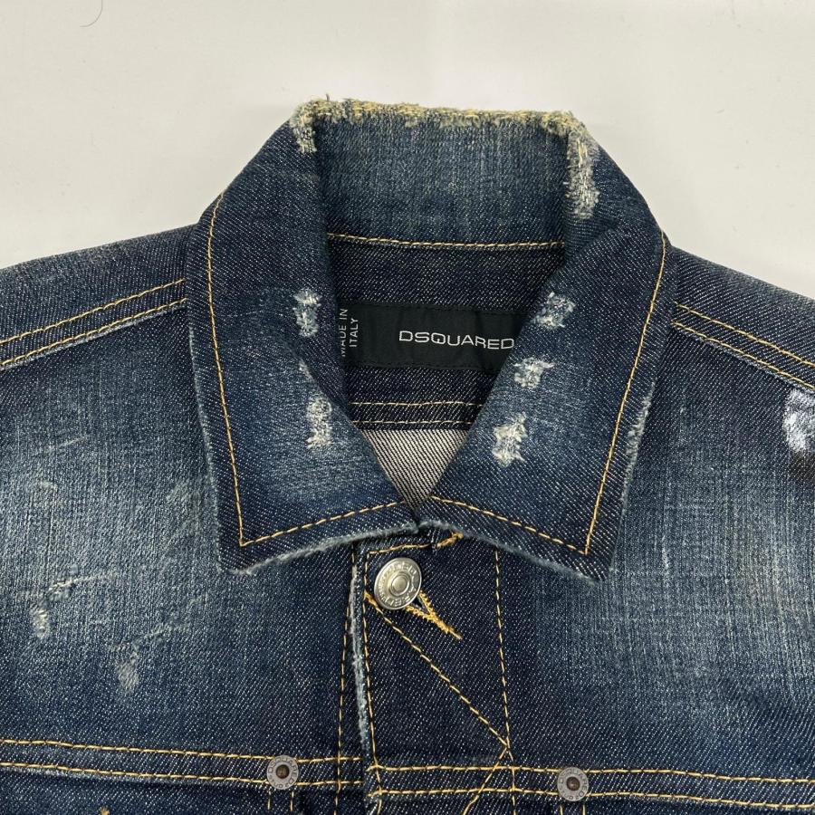 DSQUARED2（ディースクエアード） S71AM0500 インディゴ ダメージ加工
