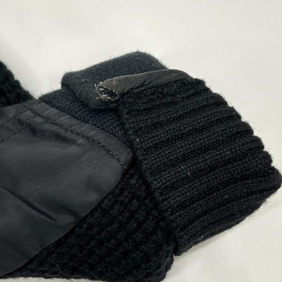 sacai（サカイ） SCM-031 ブラック Wool Knit Pullover/ドッキング
