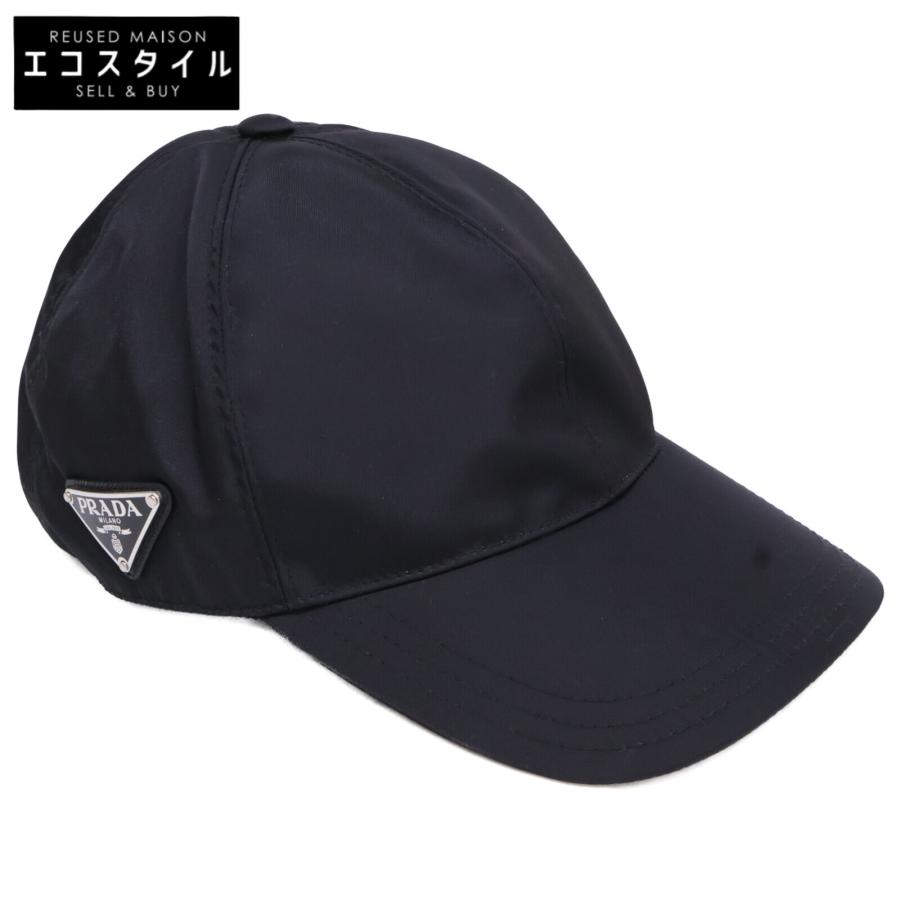 PRADA（プラダ） 美品 トライアングルプレート ナイロン ベースボール