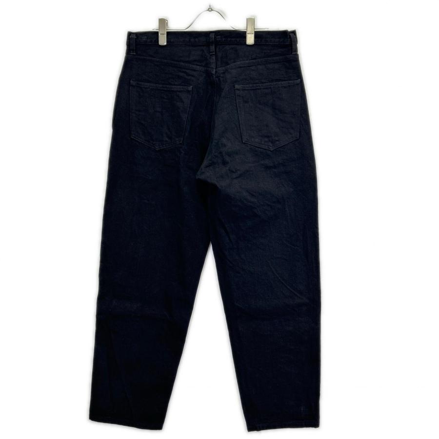 COMOLI（コモリ） C03-03005 ブラックデニム テーパードパンツ