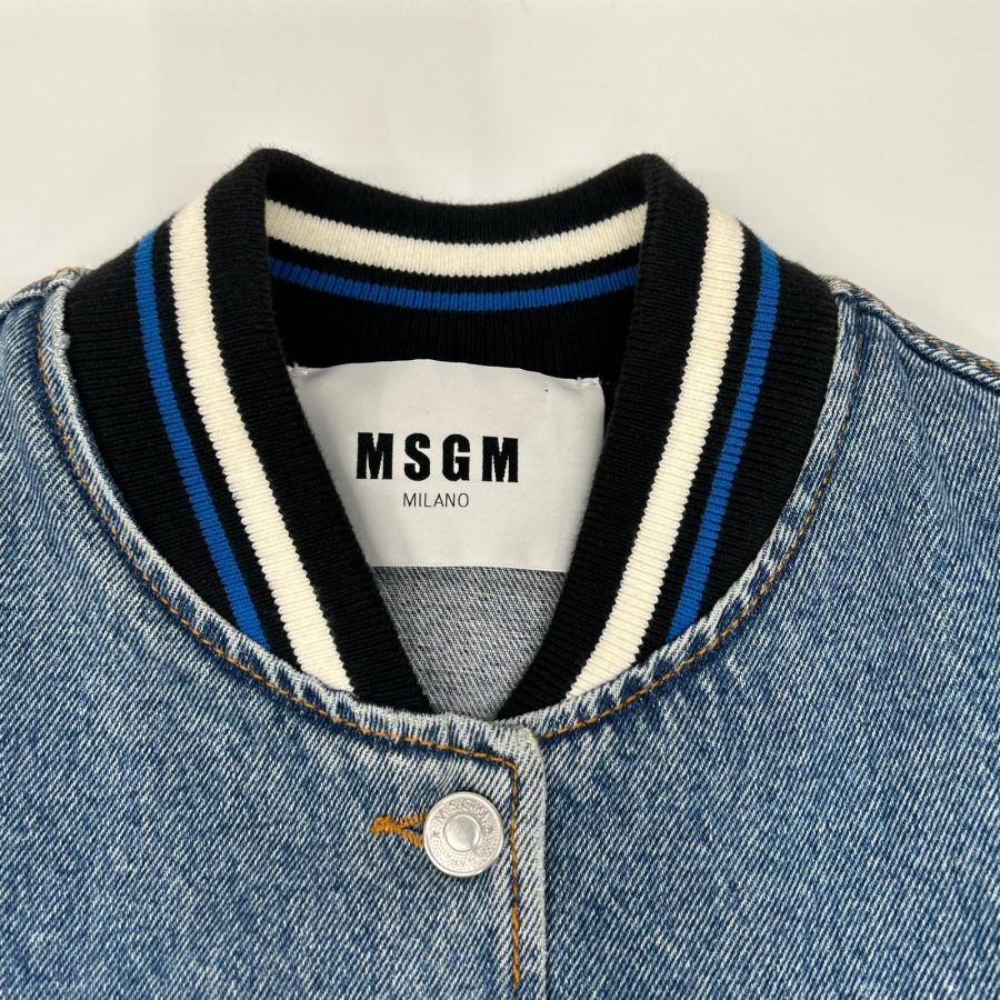 MSGM（エムエスジーエム） 18AW 2541MDH44L インディゴ バックロゴ 