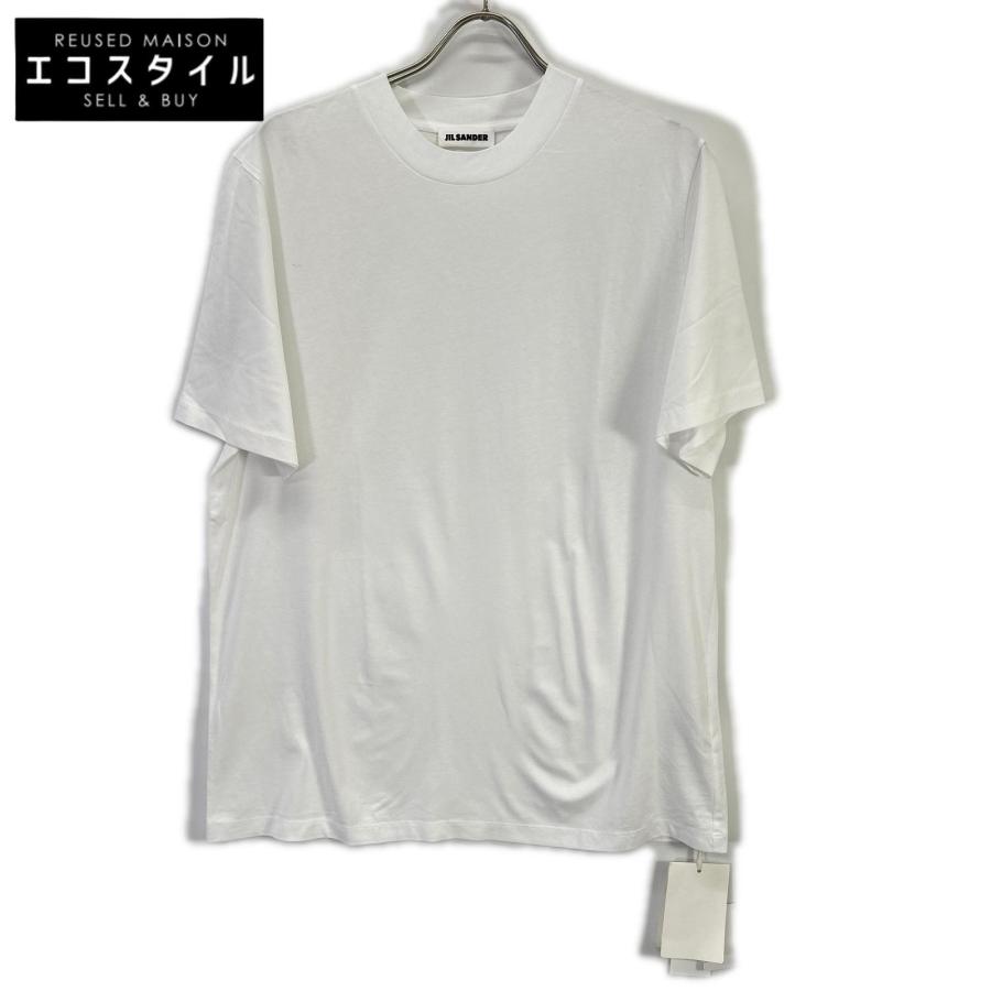 【新品未使用】JIL SANDER ジルサンダー コットン Tシャツ S 白 JIL SANDER（ジルサンダー） 新品同様/ ホワイト コットン クルー