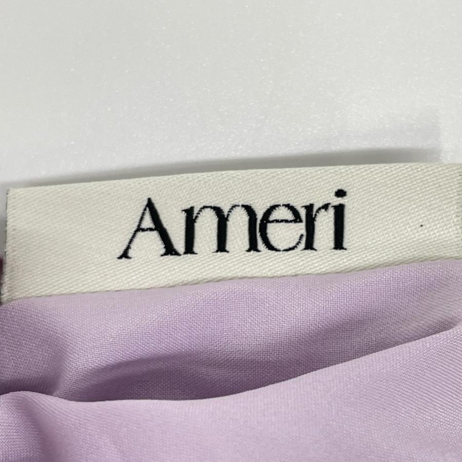 Ameri（アメリ） ピンク BUMPY GATHER BACK OPEN TOP/ノースリーブ 