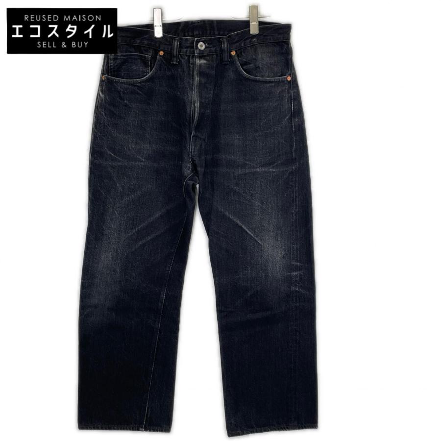 TCBジーンズ　ネル生地大戦　33インチ TCB JEANS&CO. ティーシービージーンズ 大戦モデル ブラック ネル