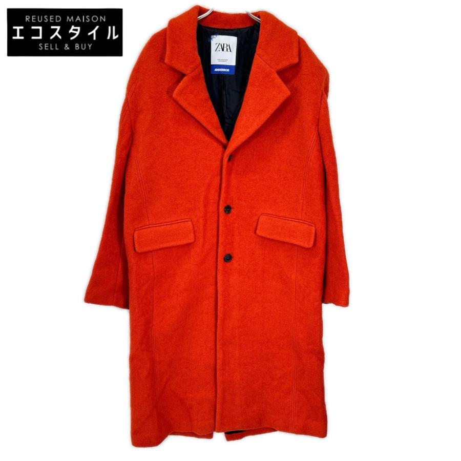adererror ZARA ロングコート ZARA（ザラ） ×ADER ERROR オレンジ ウール×ナイロン オーバーサイズ