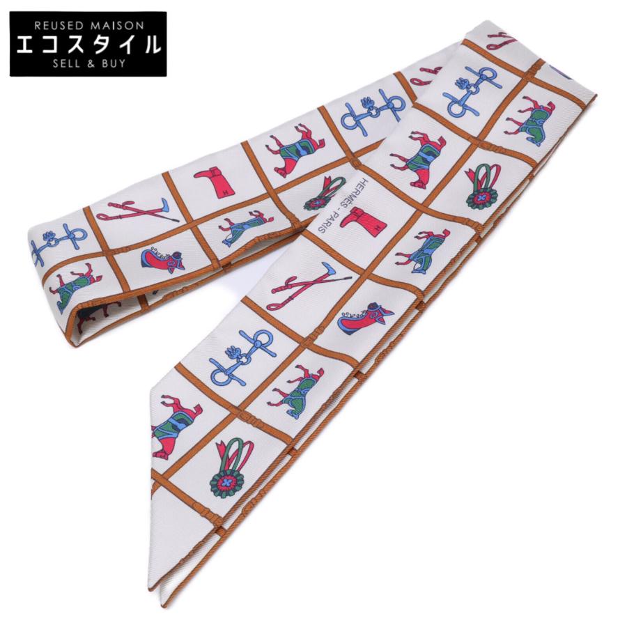 エルメスツイリー 馬着Couvertures et Tenues ※お箱なし HERMES（エルメス） 美品 Couvertures et Tenues de Jour 馬着 シルク