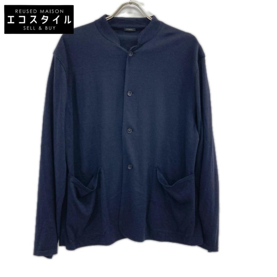 COMOLI（コモリ） X01-06005 23SS ネイビー カシミヤシルク カシミヤ