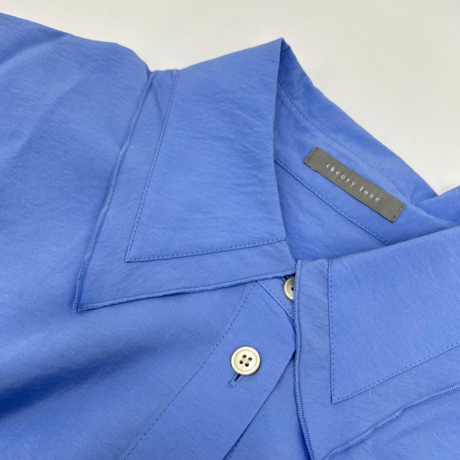 theory luxe（セオリーリュクス） 03-5108230 25年製 ブルー レーヨン