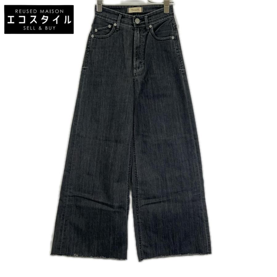 ヤヌーク ワイドフレア ハイウエスト デニム パンツ AGY 24【極美品】 YANUK（ヤヌーク） 57141313 AGY MISA ハイウエスト ワイドフレア