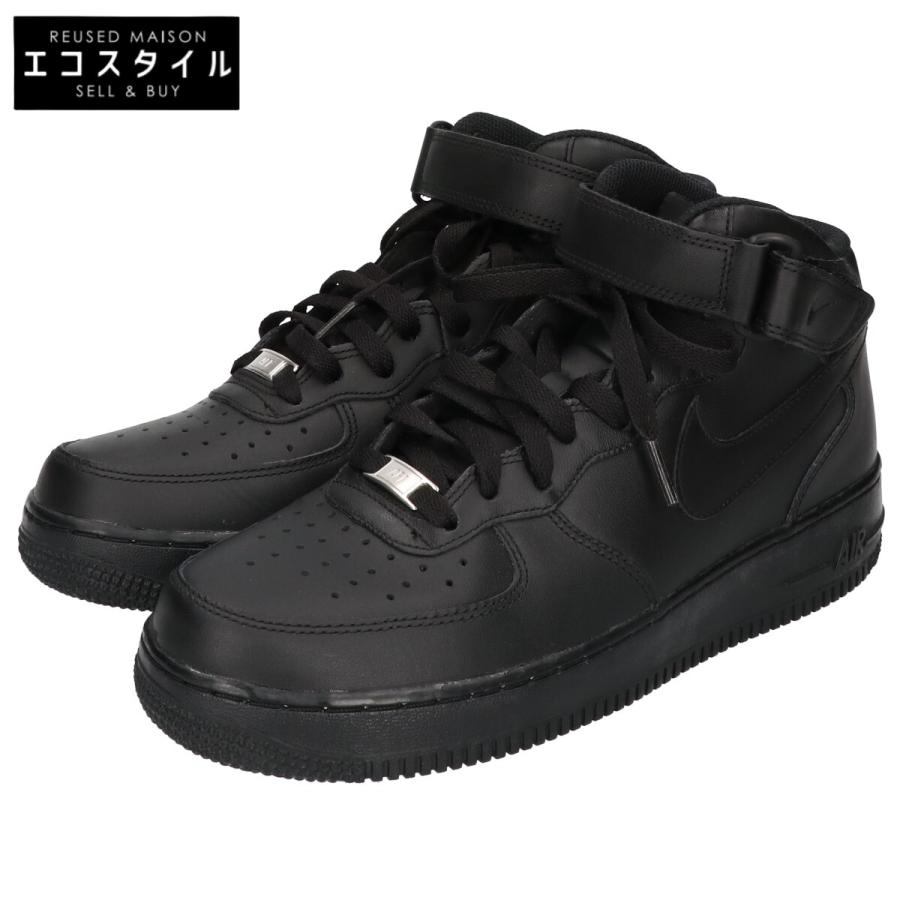 NIKE（ナイキ） 美品 ブラック エアフォース1ミッド '07 ミドルカット