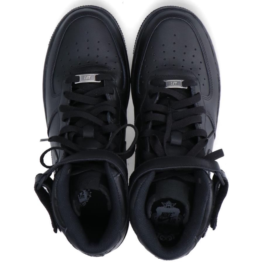 NIKE（ナイキ） 美品 ブラック エアフォース1ミッド '07 ミドルカット