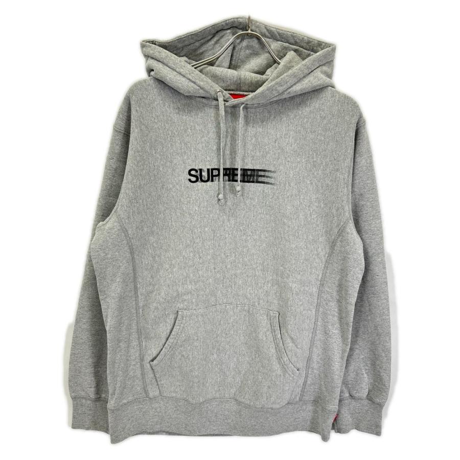 Supreme パーカー グレー フーディー Supreme（シュプリーム） グレー Motion Logo Hooded Sweatshirt