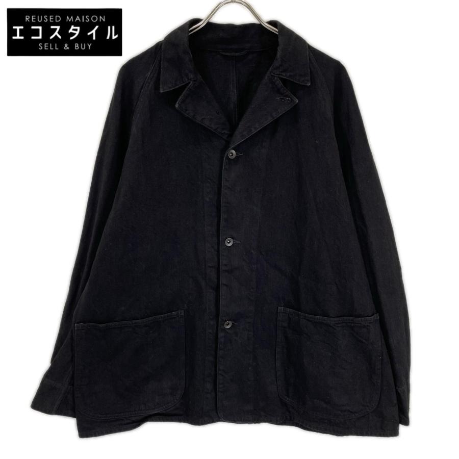 COMOLI（コモリ） 25SS B01-01002 ブラック デニム ワークジャケット