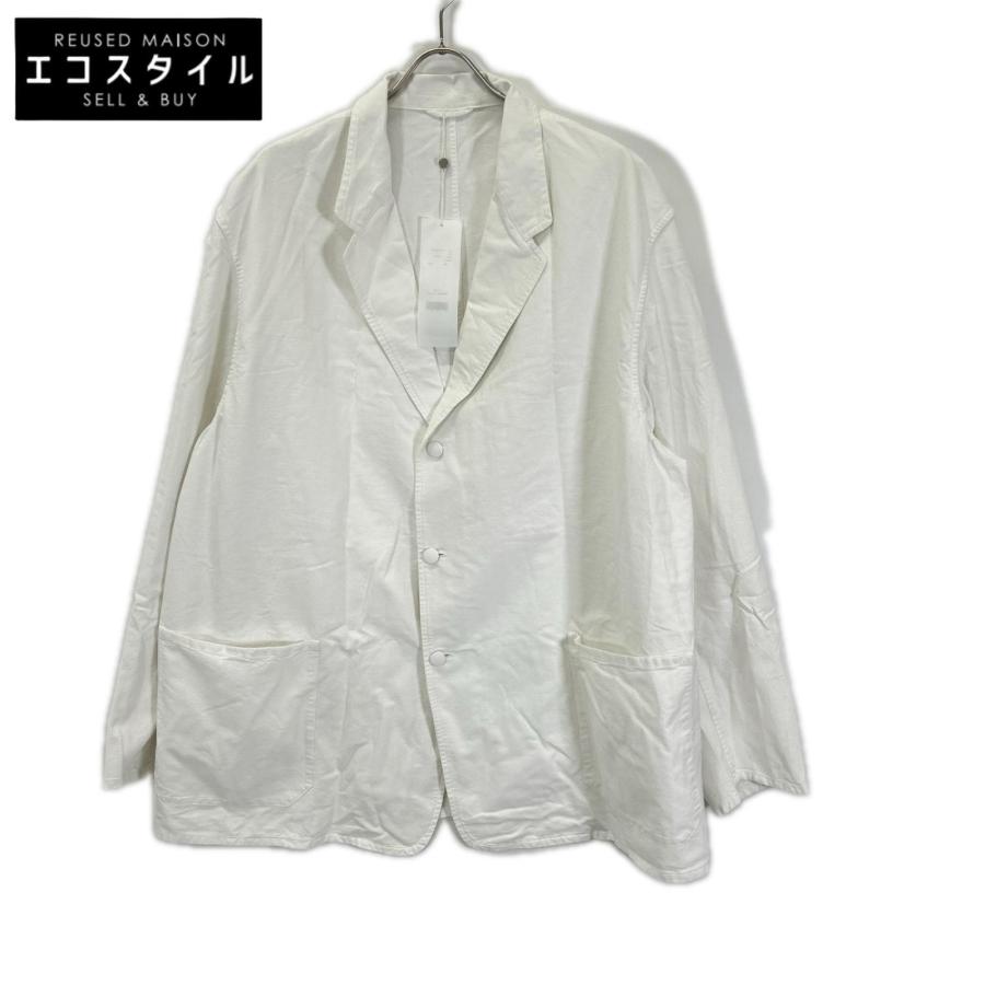 COMOLI（コモリ） 25SS B01-01020 ホワイト ホワイト ジャケット