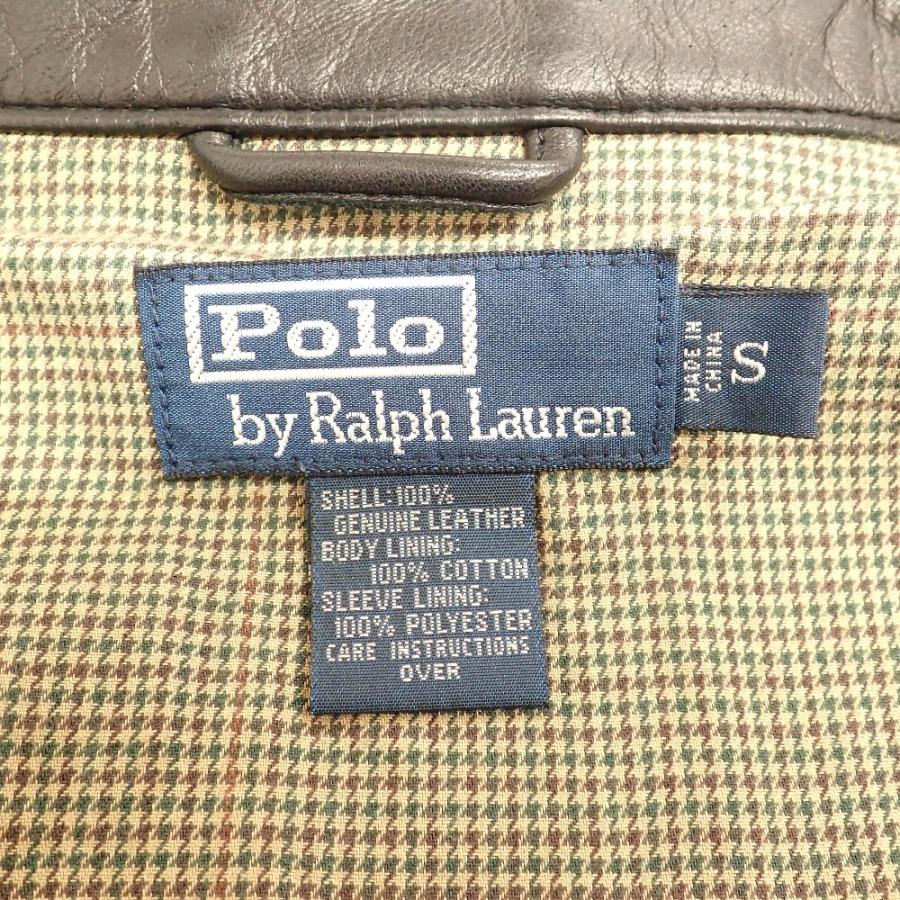 POLO RALPH LAUREN（ポロ・ラルフローレン） ラムレザー シングル