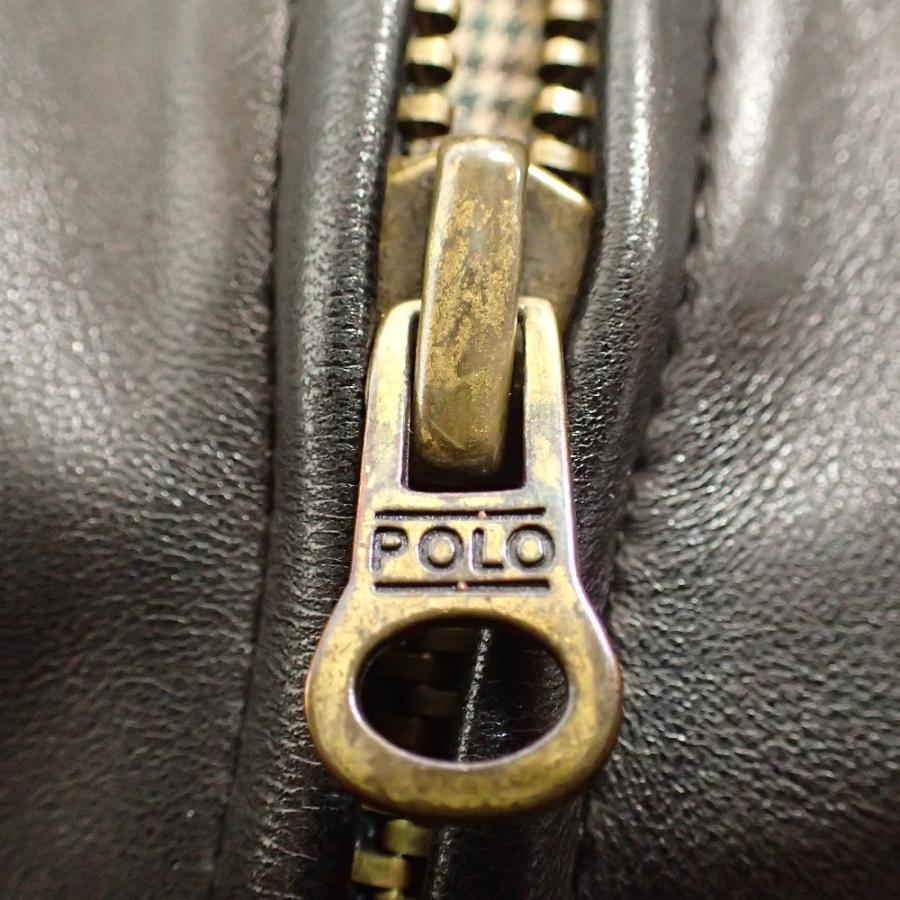 極美品✨Polo Ralph Lauren シングルライダース 羊革 M相当 Polo Ralph Lauren ラムレザー シングルライダース M相当 POLO RALPH