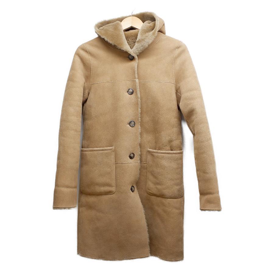 フリークスストア　リアルムートンコート　サイズS FREAK'S STORE（フリークスストア） 173-3505 羊革 フード付 リアル