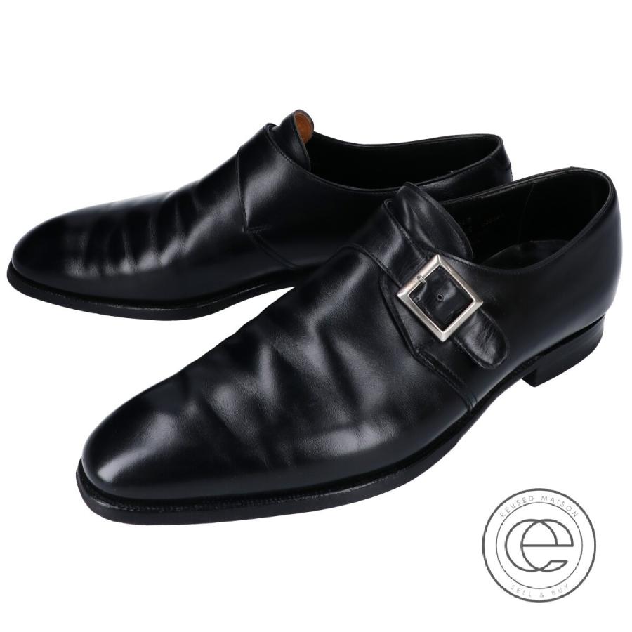 格安人気 Crockett Jones クロケット ジョーンズ 9472 Savile Black Calf シングルモンクストラップシューズ 9e ブラック メンズ 驚きの安さ Www Alam Altfl Com