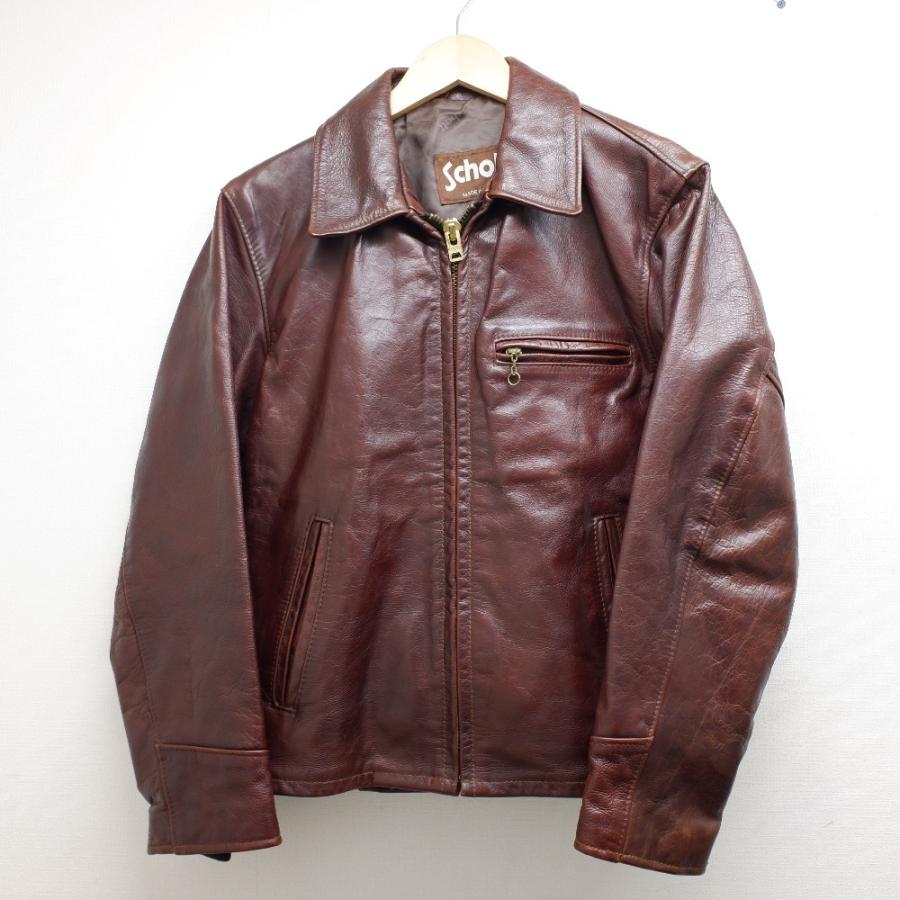 Schott N.Y.C SCHOTT ショット 659 襟付 レザーシングル Schott N.Y.C SCHOTT ショット 659 襟付 レザーシングル