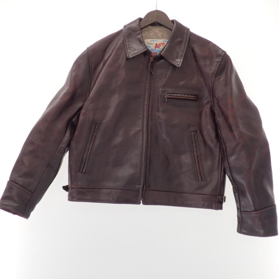 AEROLEATHER エアロレザー ホースハイド シングルライダース
