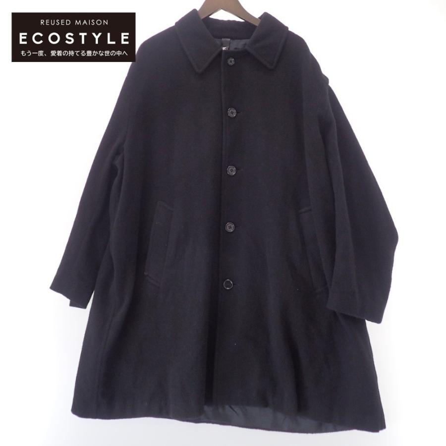 美品 Biscuithead ビスケットヘッド Bxc 2 オーバーサイズ ウール コート ブラック メンズ 1 ブランドショップエコスタイル 通販 Yahoo ショッピング