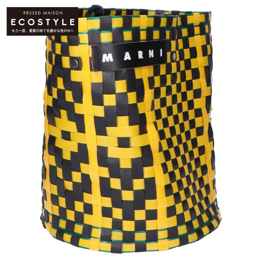 MARNI MARKET ウーブンポリアミド ショッピングバッグ スクービ  