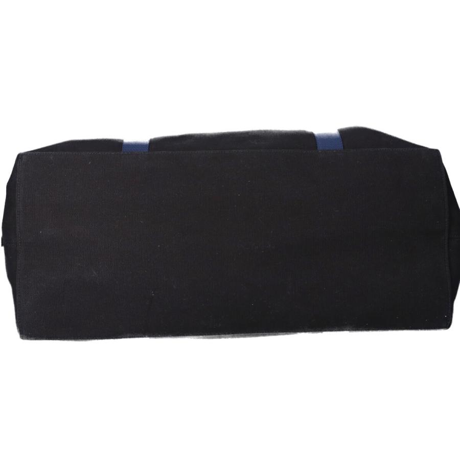 Bally BALLY バリー キャンバストートバッグ ブラック/ネイビー