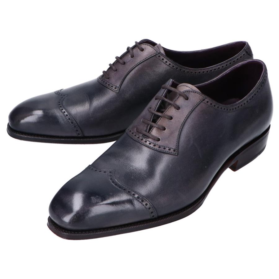 Carmina カルミナ 内羽根 レザーパンチドキャップトゥシューズ 6