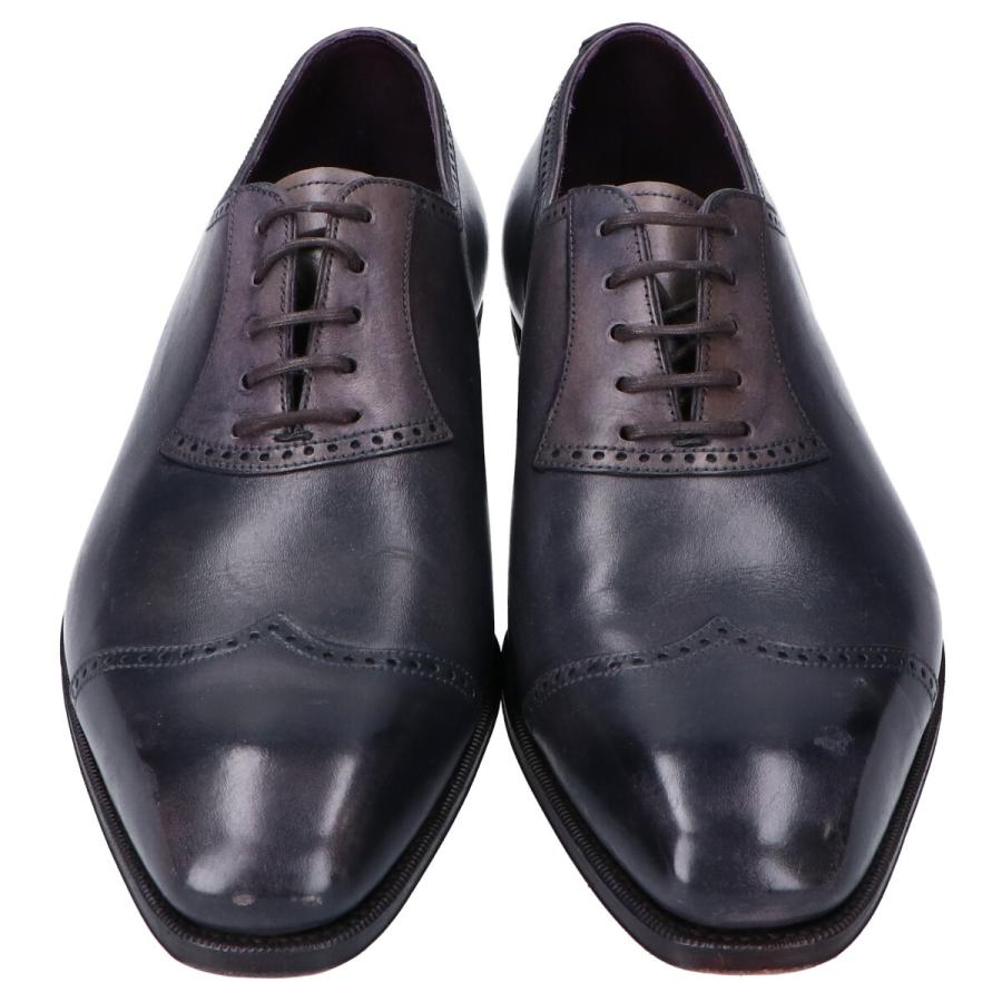 Carmina カルミナ 内羽根 レザーパンチドキャップトゥシューズ 6