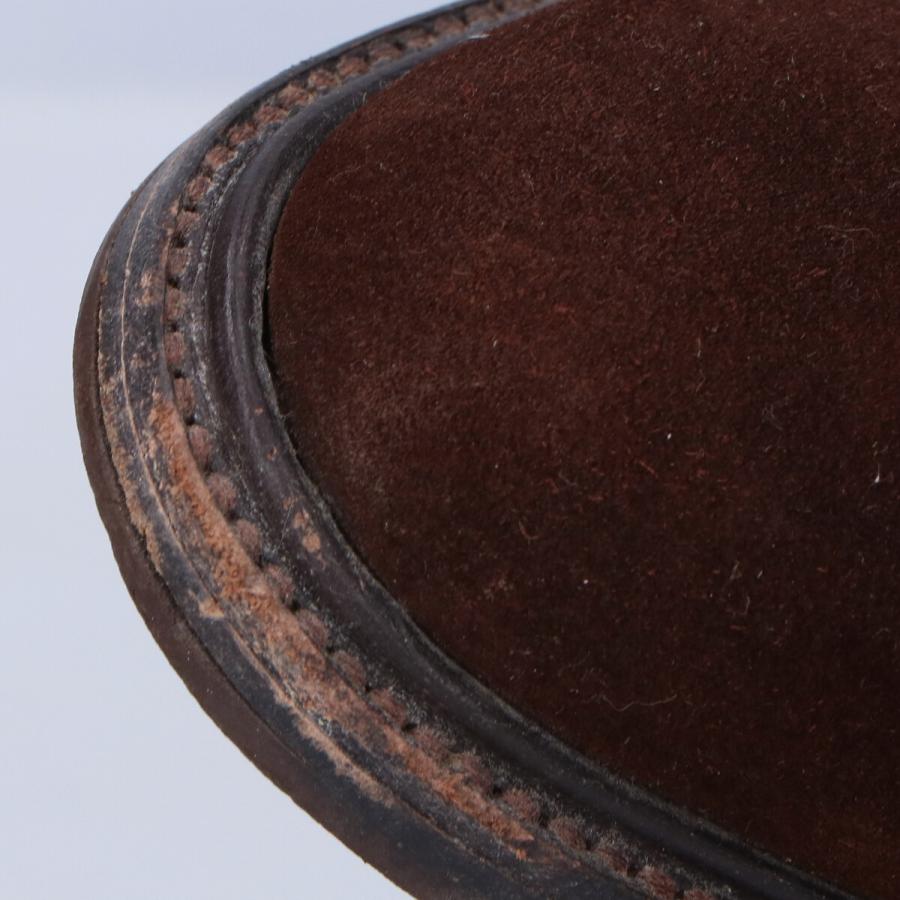 ジョンロブラッセルスエードクォーターブローグ