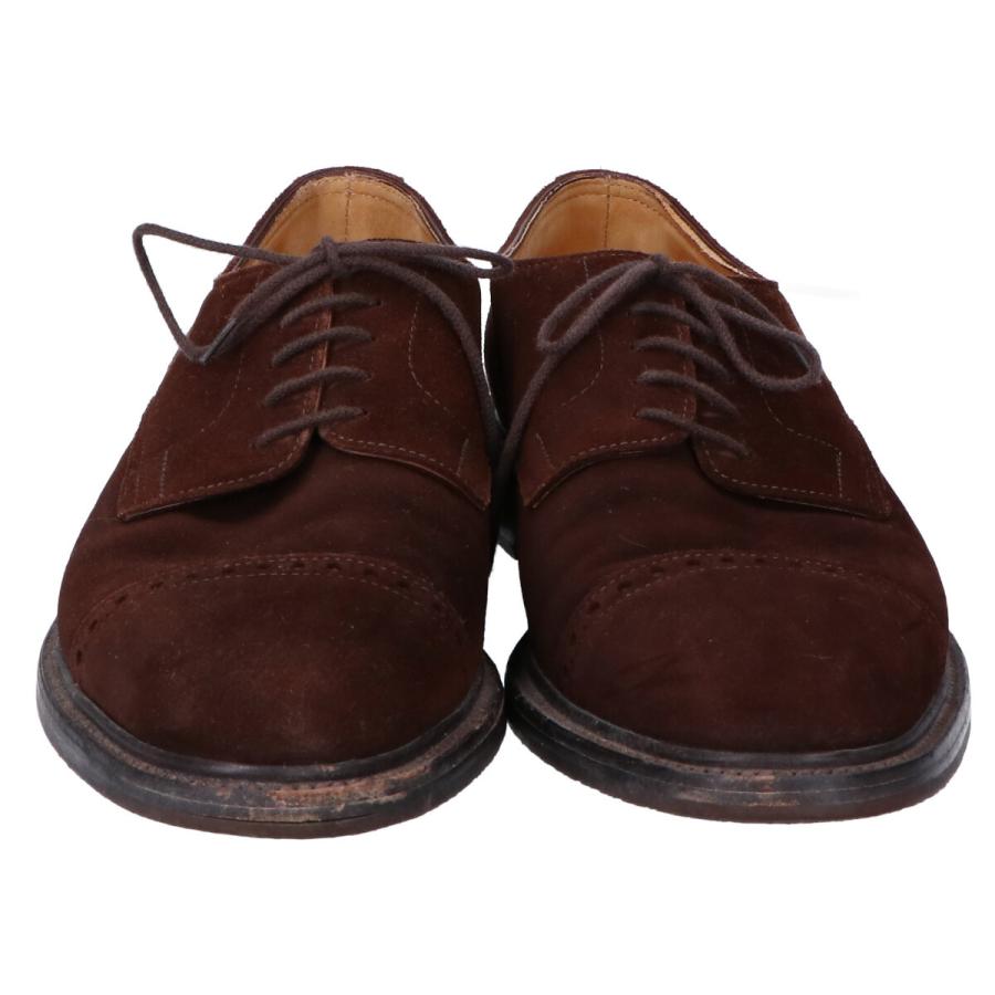 ジョンロブラッセルスエードクォーターブローグ