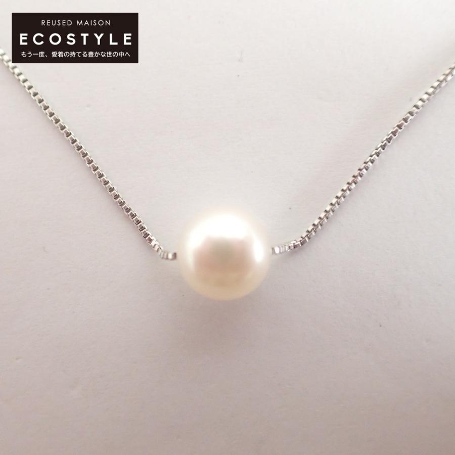 La Soma K18 一粒パール ネックレス
