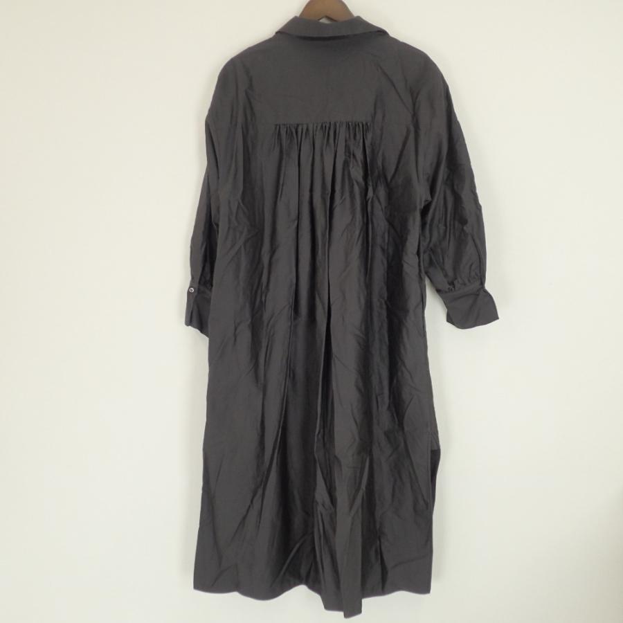 美品/ ebure エブール 3210300346 コットンツイル シャツ ワンピース