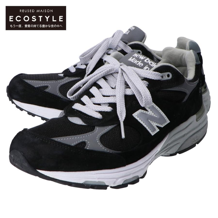美品/ NEW BALANCE ニューバランス MR993BK MADE IN USA スエード 