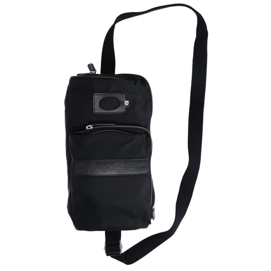 週間売れ筋 フェリージ Felisi メンズ ブラック ボディバッグ ナイロン レザー バッグ