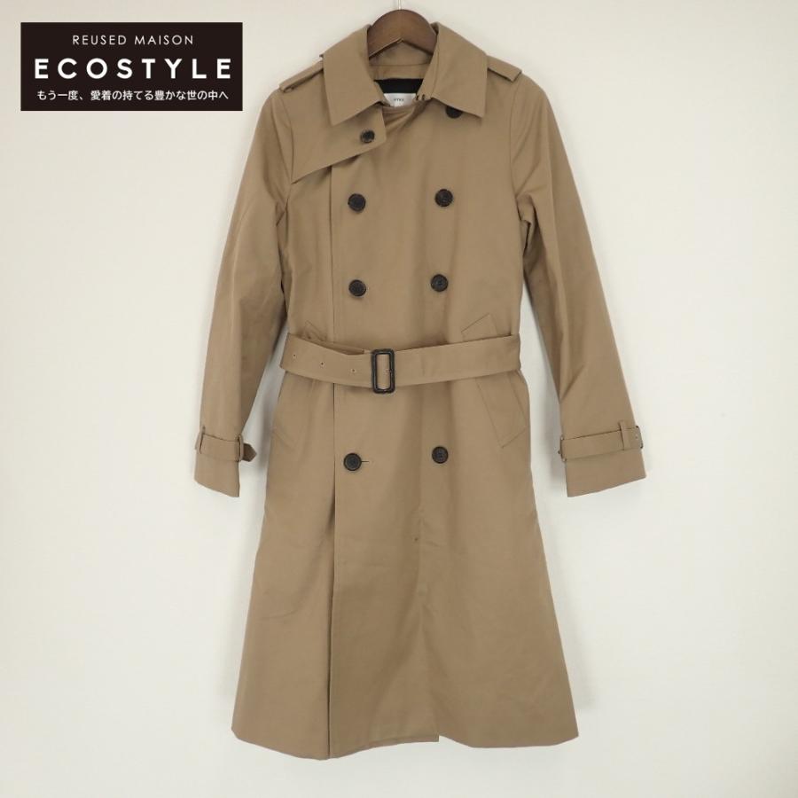 美品/ HYKE ハイク 162-17005 ウールライナー付トレンチ コート 2