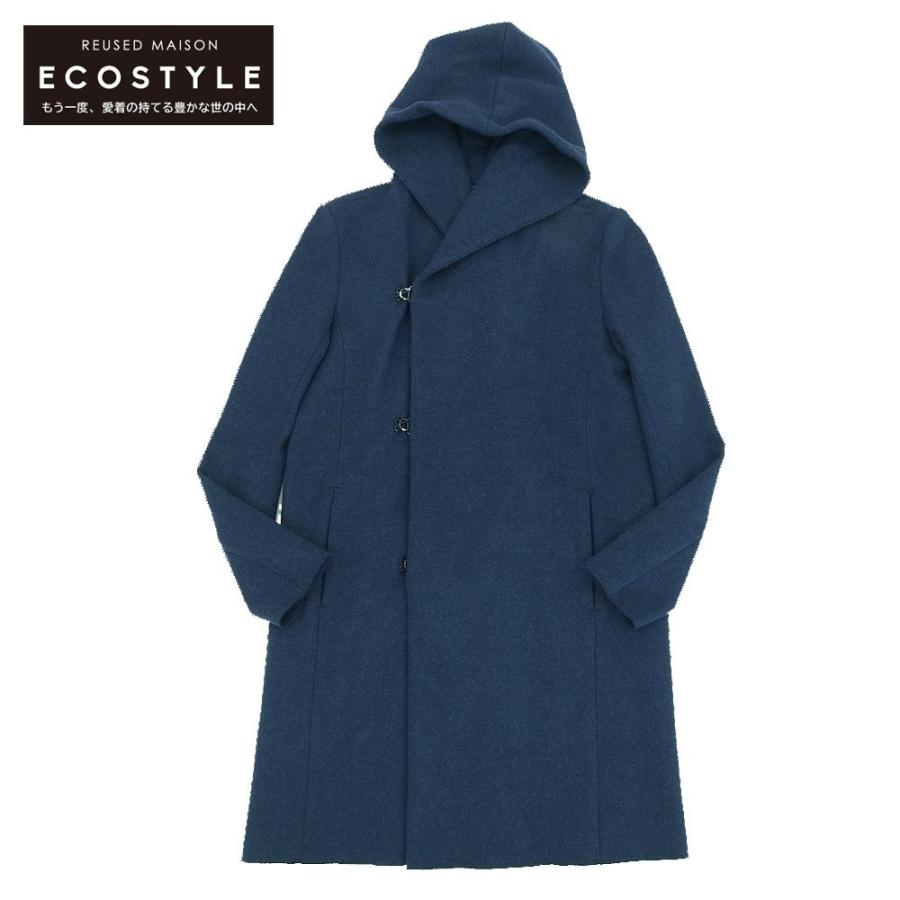 カズユキクマガイ ATTACHMENT カシミヤ混ビーバーフーデッドコート