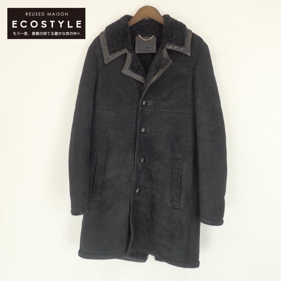 DIESEL BLACKGOLD / コート/46/ウール/BLK/無地 DIESEL（ディーゼル） 国内正規/ DIESELBLACK GOLD ディーゼルブラック