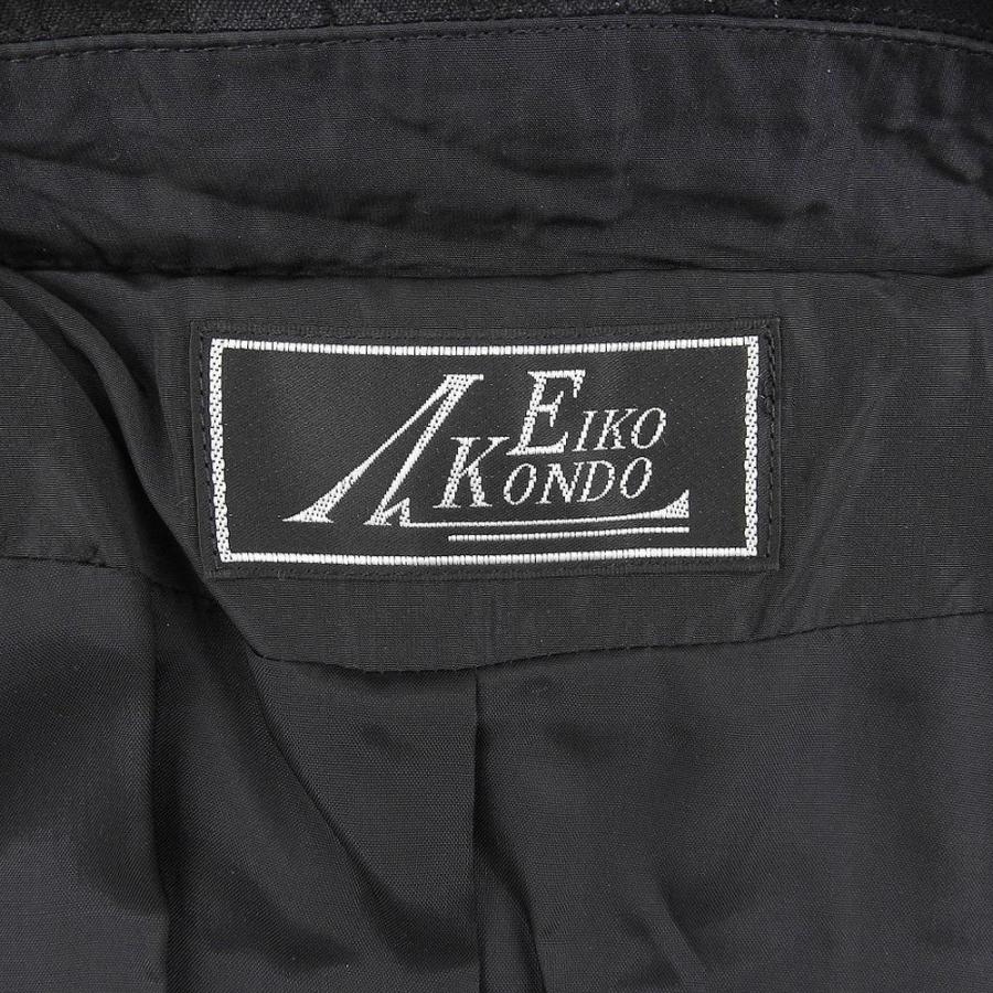 EIKO KONDO エイココンドウ チェック ロングコート ベルト付き