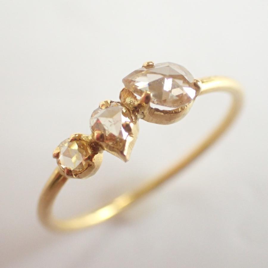 美品 水金地火木土天冥海 K22 Jaipur Jewelry 3Stars Ring 3P 美品 水金地火木土天冥海 K22 Jaipur Jewelry 3Stars Ring 3P