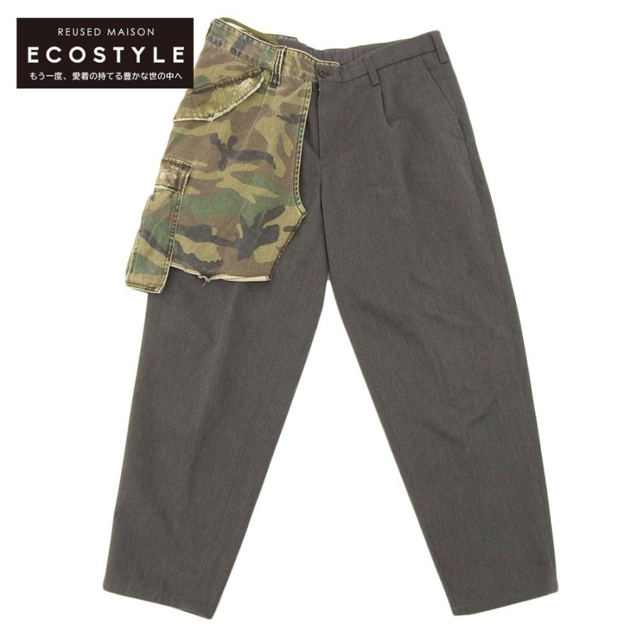 kolor BEACON カラー ビーコン ドッキングパンツ グレー 迷彩 メンズ