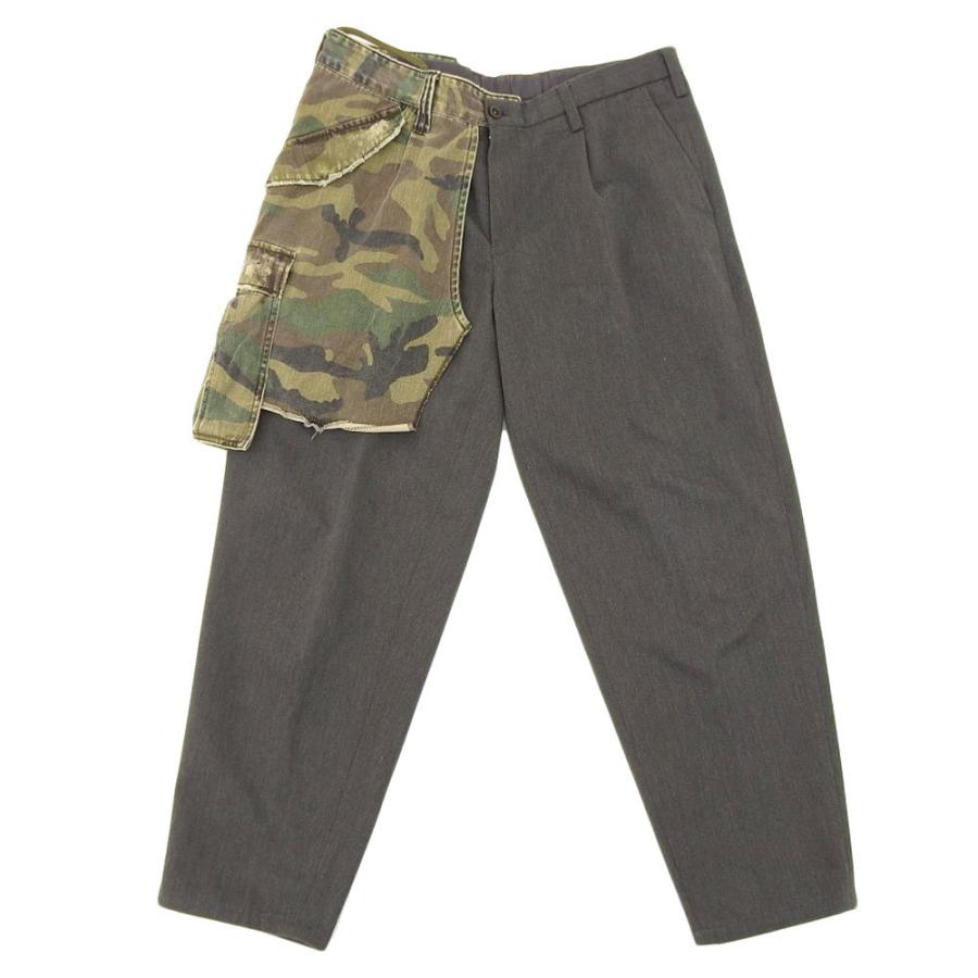 kolor BEACON カラー ビーコン ドッキングパンツ グレー 迷彩 メンズ