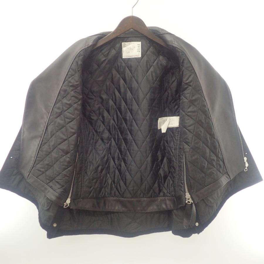 sacai 美品/21年製 サカイ 21-02548M レザー キルティング sacai 美品/21年製 サカイ 21-02548M レザー キルティング