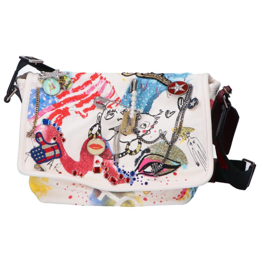 MARC JACOBS M0008350 272 COLLAGE CANVAS SMALL MESSENGER コラージュ 