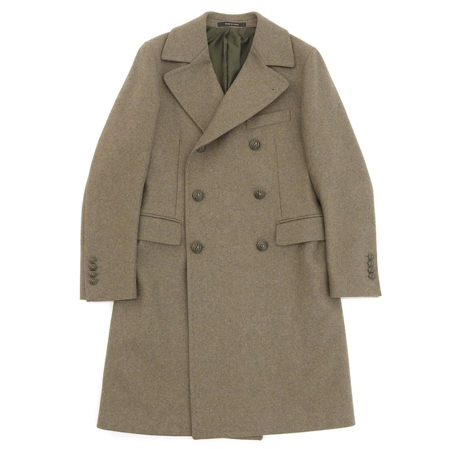 TAGLIATOREタリアトーレヘリンボーンチェスターコートベージュ×グレー