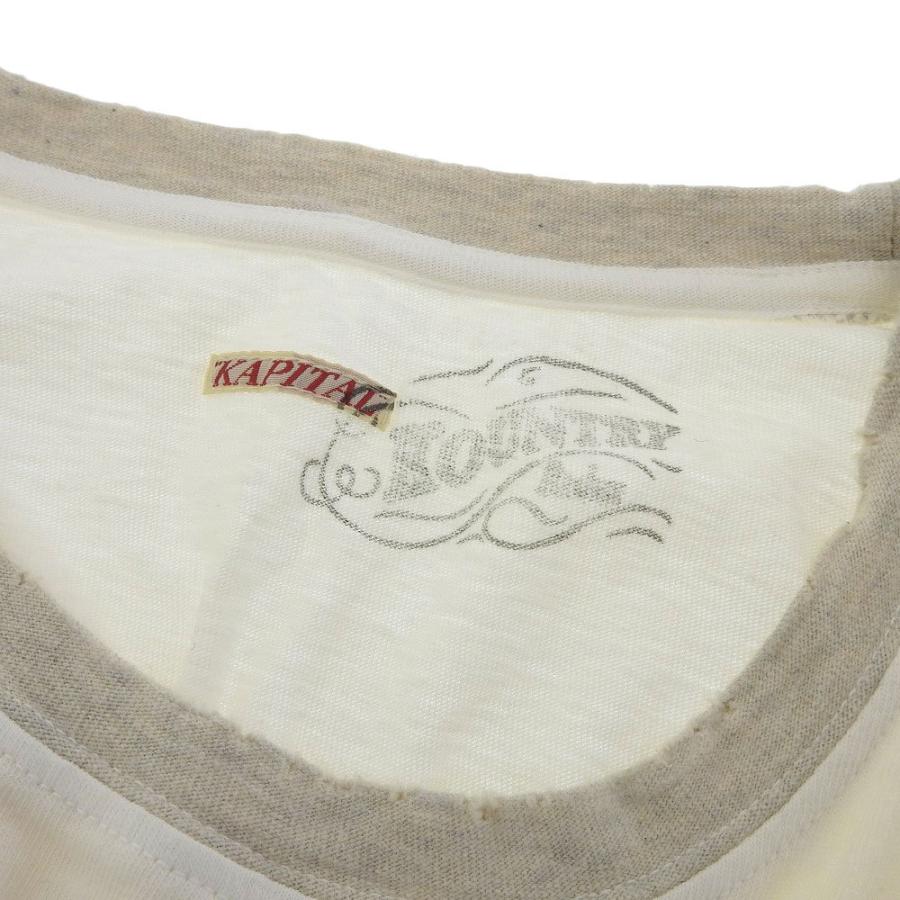 KAPITAL 刺し子 Tシャツ KAPITAL（キャピタル） BORO 刺し子 ポケットTシャツ トップス メンズ