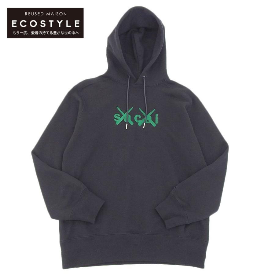 sacai（サカイ） 新品同様 21SS sacai×KAWS Flock Print Hoodie 