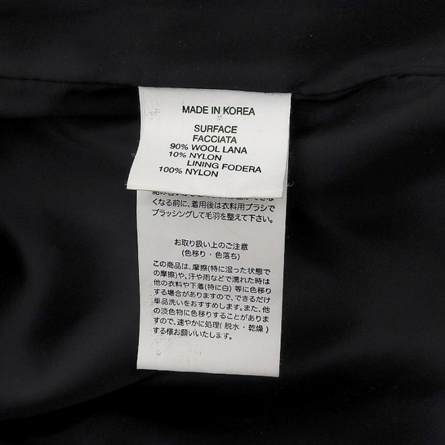 新品　未使用タグ付きYONFA ブラックコート YONFA ヨンファ コート レディース ブラック ウール混 フーディロング