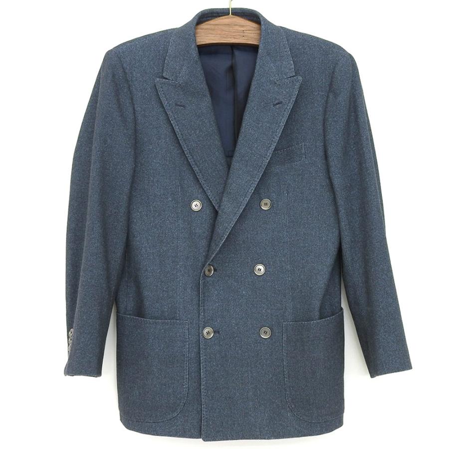 SARTORIO サルトリオ AMFステッチ ダブルブレスト ウール ジャケット 