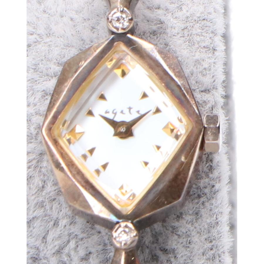 agete アガット K10 ダイヤモンド 0.028ct アンティーク調 agete アガット K10 ダイヤモンド 0.028ct アンティーク調